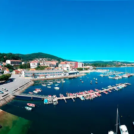 Ag A Fiestra Playa De Boiro Lägenhet