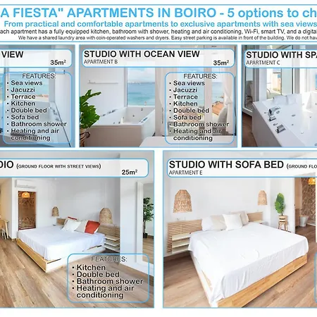 Ag A Fiestra Playa De Boiro Apartmán *